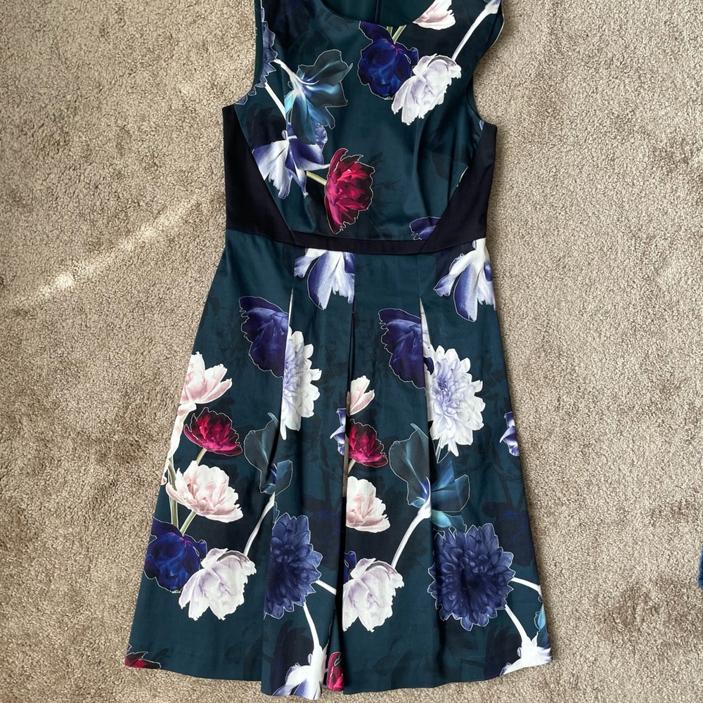 Women’s Formal Floral Sleeveless Business Dress